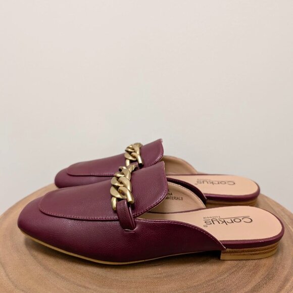 Women's Burgundy Wine Mule Keepsake Corkys Size 7 NWT - Picture 4 of 5